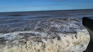 Hornsea suprise waves 280824 [upl. by Airemat]