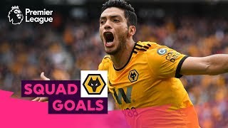 Astounding Wolverhampton Wanderers Goals  Jimenez Neves Moutinho  Squad Goals [upl. by Eckardt]