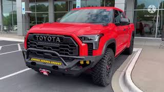 Just built this 2022 Toyota Tundra Pro in solar octane This one is sold but we wanted to share [upl. by Helaina]