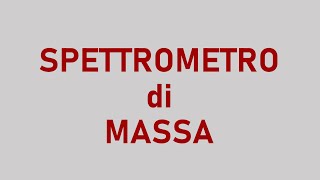 SPETTROMETRO DI MASSA [upl. by Stearne531]