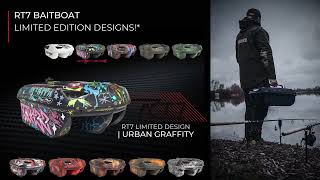 RT7 AllInOne Baitboat  limited Edition Airbrush Designs for the Flagship 1  Futterboot Carp [upl. by Pinkham]