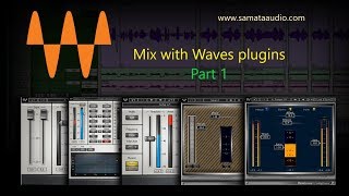 Mixing amp Mastering with Waves plugins Part 1 [upl. by Assirrak]