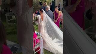 Claudia entra sulle note di Rino Gaetano wedding matrimonio bridetobe weddingday love bride [upl. by Elaen]