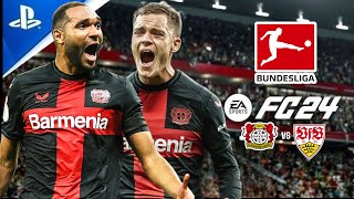 FC 24  Leverkusen vs VfB Stuttgart  Bundesliga 2024 ft Wirtz Xhaka Boniface  PS5™ 4k60 [upl. by Eleirbag621]