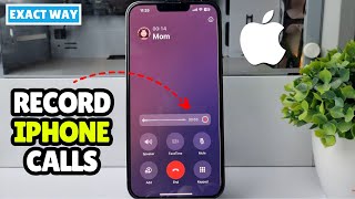 iOS 181 Call Recording Steps  How to call record on iOS 181 Beta 📞 [upl. by Eahsed]