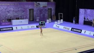 KUDRYAVTSEVA YANA RUS  CLUB FINALS RG WORLDS IZMIR 2014 [upl. by Radec]