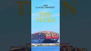 THE TITAN🗿 of shipsMSC CLAUDE GIRARDET ARRIVED AT VIZHINJAM PORT vizhinjamport vizhinjamseaport [upl. by Oileduab360]