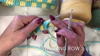 🔥 REVISED 🔥Tutorial Knitting Checkerboard Granny Slippers PART 2 [upl. by Pease]