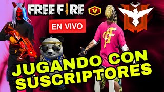 FREE FIRE EN VIVO 💎 REGION EEUU ✅ JUGANDO CON SUSCRIPTORES 💪 [upl. by Felizio]