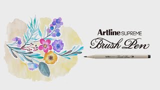 Artline SUPREME Brush Pen [upl. by Prober379]