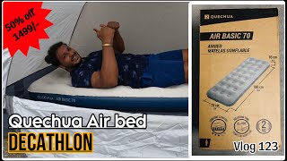 Quechua Air bed from DECATHLON  Air bedMatrass for Camping  Hiking [upl. by Leonie62]