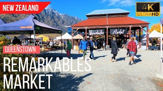 Remarkables Market  Queenstown New Zealand  4K Walking Tour [upl. by Larrabee304]