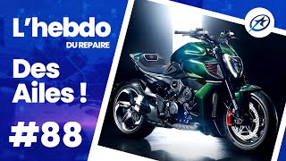 Emission TV actu moto  lHebdo du Repaire 88 [upl. by Nnazus]