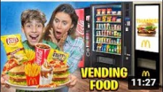 Eating Only VENDING MACHINE FOOD for 24 Hours 🤢 Royalty Family Fan Official [upl. by Drummond]