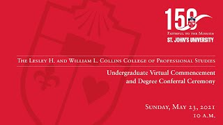 The Lesley H and William L Collins College of Professional Studies Undergraduate Ceremony [upl. by Riatsala]