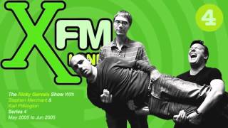 XFM The Ricky Gervais Show Series 4 Episode 3  She whips her knickers off [upl. by Lezah939]