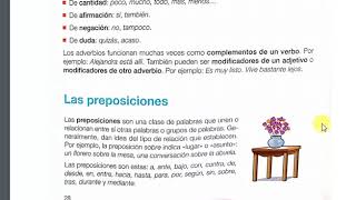 Adverbios interjecciones conjunciones y preposiciones [upl. by Loralyn]