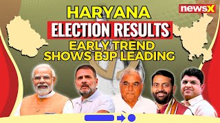 Haryana Election Results  Early Trend Shows BJP Leading  Is Congress Playing Jaat Card in Haryana [upl. by Smitty]