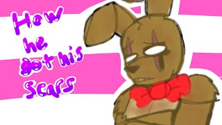 how springtrap got his scars springtrap and Delilah short [upl. by Gonzalo126]