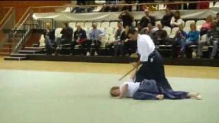 Takemusu Aikido demo at the 2009 Aikido Embukai  doshu seminar in Holland [upl. by Nehgam]