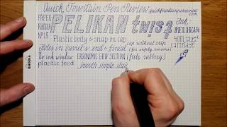 Pelikan Twist Quick Fountain Pen Review [upl. by Can]