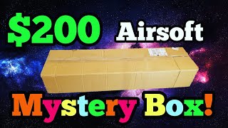 Unboxing A 200 Airsoft Mystery Box [upl. by Aeneg]