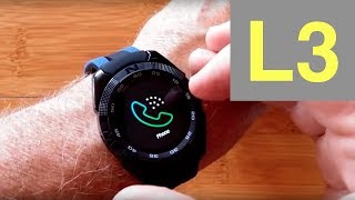 Microwear L3 Thin COLOR SportsFitness Smartwatch Unboxing and 1st Look [upl. by Etnahsal26]