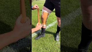 How To Tape a Knee Ligament Injury for Sport [upl. by Ahsain]