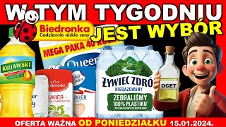 𝐁𝐈𝐄𝐃𝐑𝐎𝐍𝐊𝐀 🐞  Gazetka Promocyjna od Poniedziałku 15012024  Teraz niskie ceny i duży wybór [upl. by Emmalynn]