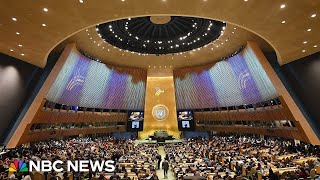 WATCH 2024 United Nations General Assembly  NBC News [upl. by Elbas]