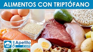 10 Alimentos Ricos en TRIPTÓFANO ✅  QueApetito [upl. by Einniw920]