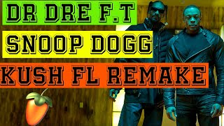 Dr Dre Feat snoop Dogg amp Akon Kush Beat remake HQ in FL StudioNo vocals Plus Download link [upl. by Arret]