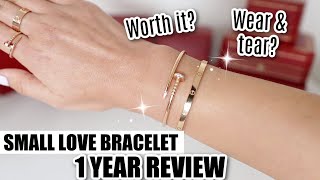 Cartier Love Bracelet Small 1 year review Do I still recommend it [upl. by Eenel]