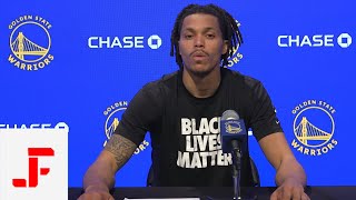 WARRIORS POST GAME INTERVIEW  DAMION LEE  RAPTORS VS WARRIORS  NBA SOUND  01102021 [upl. by Ahsikram]