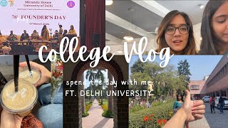 Delhi University Vlogs Miranda House Vlogs Founders Day🏫 College Vlog [upl. by Duffy]