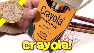 Crayola Crayons Box of 24 Different Brilliant Colors Binney amp Smith [upl. by Stern328]