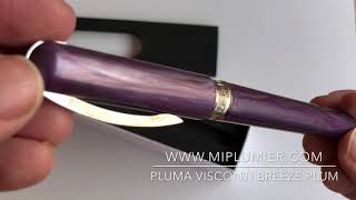 Pluma Estilográfica Visconti Breeze Plum [upl. by Burd]