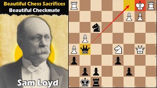 Beautiful Chess Sacrifices Beautiful Checkmate  Zupide vs Loyd 1867 [upl. by Hagerman]