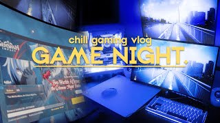 Chill Gaming vlog 👾 Relaxed gaming day at home 🎮 [upl. by Ginger]