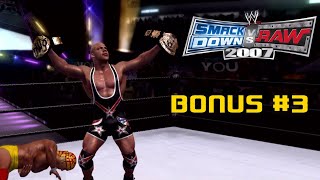 WWE SmackDown vs Raw 2007 Bonus 3 Title Matches Create a Championship amp PPV Mode [upl. by Nivrac]