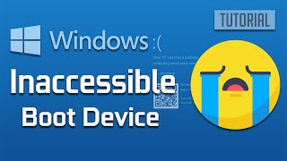 Inaccessible Boot Device Blue Screen Error in Windows 10 Unable to Boot Fix 2024 [upl. by Matheny]