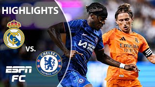 Real Madrid vs Chelsea in Charlotte  Highlights  ESPN FC [upl. by Weingarten]