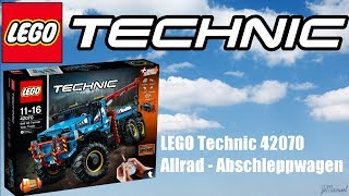 LEGO Technic 42070 Allrad Abschleppwagen  Funktionen  6x6 All Terrain Tow Truck 2 [upl. by Borlow]