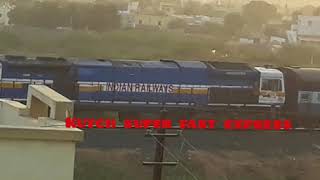 BDTS BHUJ Kutch SF EXP arriving ANJAR City [upl. by Arraic]