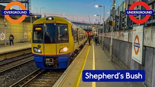 Transport for London Vlog 21 Shepherd’s Bush Station  London Overground amp Underground [upl. by Kaczer]