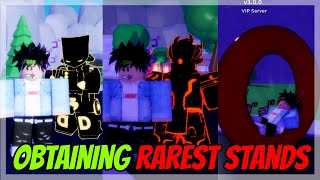 Obtaining The RAREST Stands in Stands Awakening 2 on Roblox [upl. by Max403]