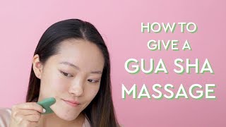 Gua Sha Tutorial  Glow Recipe [upl. by Enohpesrep362]