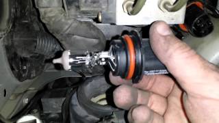 02 Impreza WRX Headlight Bulb Change [upl. by Annua]