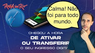 Transferência de ingressos do ROCK IN RIO pela TICKETMASTER para o APP QUENTRO foi liberada [upl. by Belinda797]