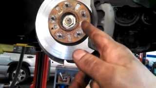 Serpentine belt replacement 1999 Mazda Milennia S 23L Install remove Replace [upl. by Cacilie]